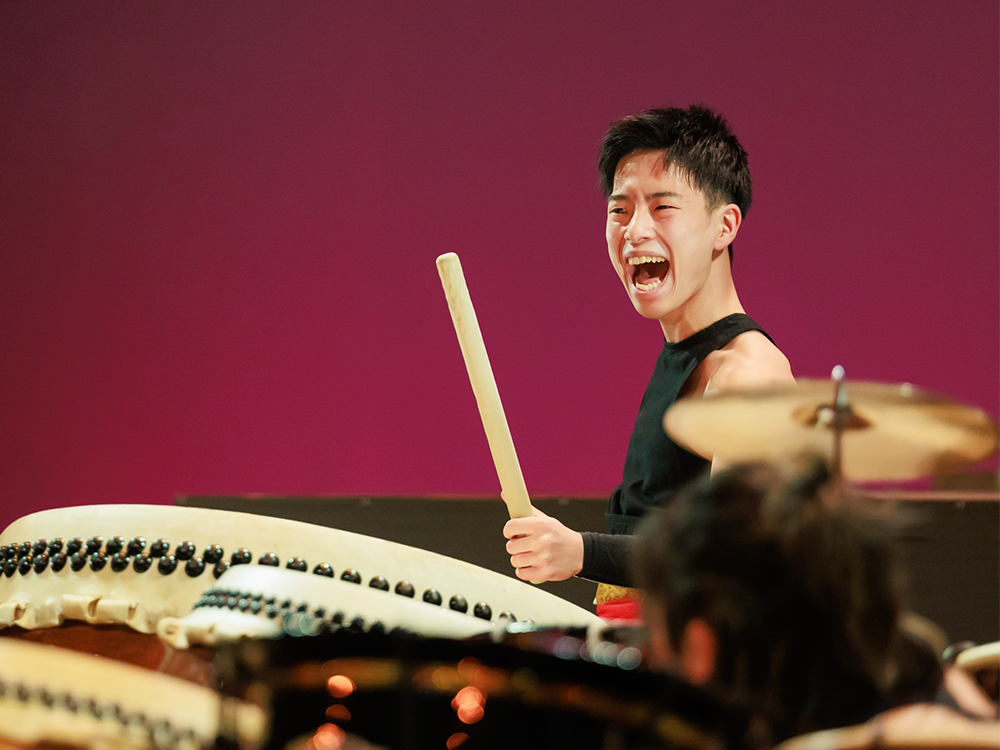 写真：東海太鼓センター講師 鈴木 湧太